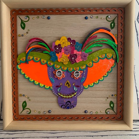 Steph Rhodes Other - ⭐️#403 Hand Painted Day Of The Dead Shadow Box
